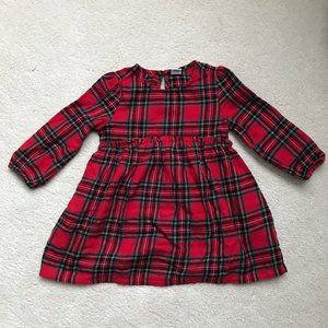 Flannel Plaid Toddler Dress